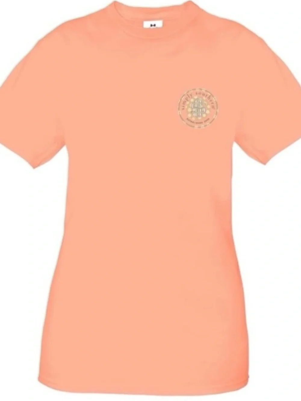 NWT Simply Southern Pink Short Sleeve Graphic Tee with Jesus take the wheel - Picture 3 of 4